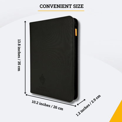 Card Guardian 9 Pocket Premium Binder with Zipper for 360 Cards