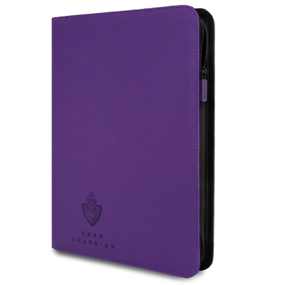 Card Guardian 9 Pocket Premium Binder with Zipper for 360 Cards